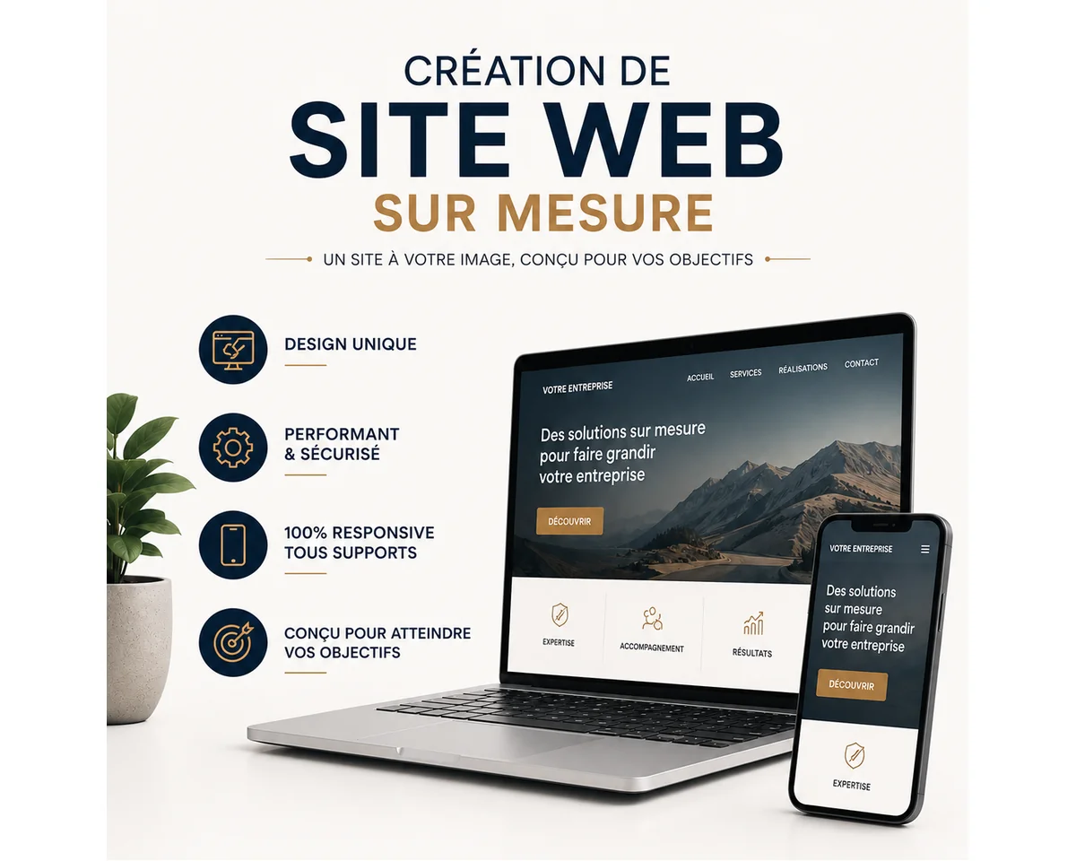 Site vitrine sur mesure